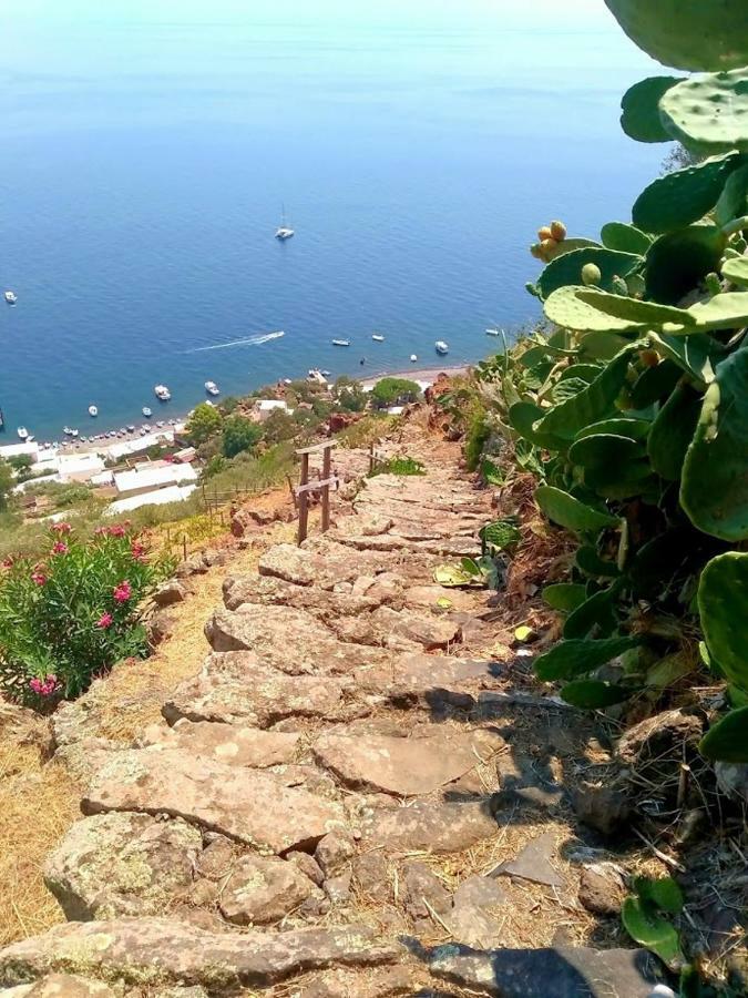 Alicudi Giardino Dei Carrubi- Al Gradino 365 Bed & Breakfast Eksteriør bilde